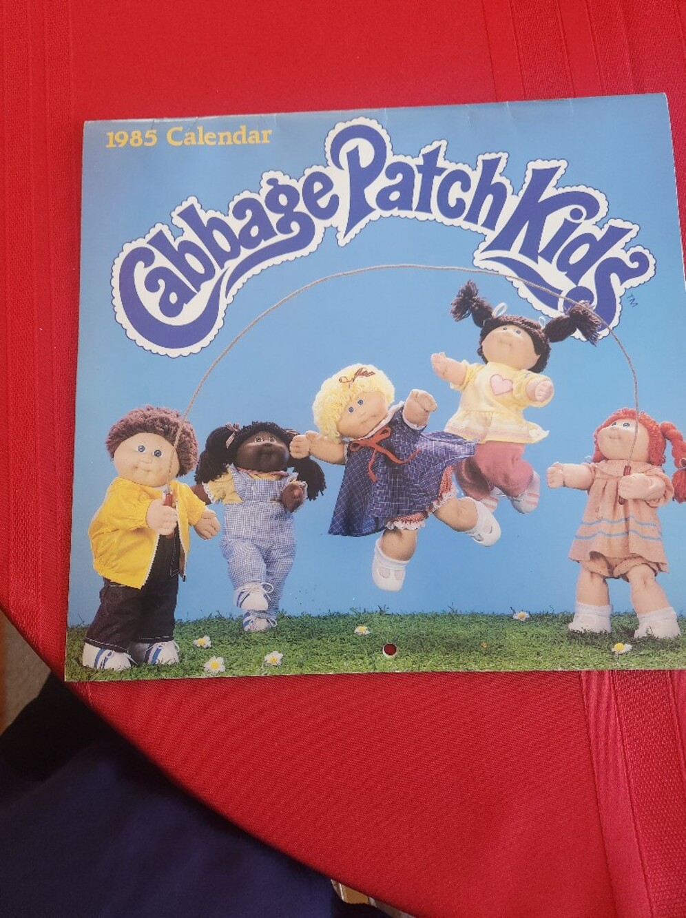 Vintage 1985 cabbage Patch Wall Calendar Used